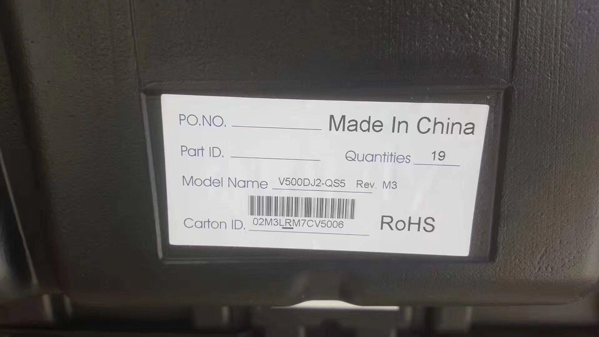QiangfengE's tweet photo. ON SALE
INNOLUX 50" V500DJ2-QS5
Quintin Phone/Whatsapp/Wechat:+8615915954794 https://t.co/GWq9BU5ogO