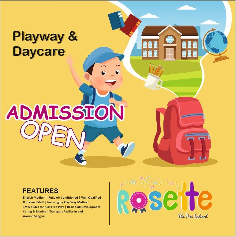 RosetteSchool's tweet photo. Your kids are the #little_roses in the garden of Rosette- The #pre_school. Let them have a great time with us! Admissions up!
.
.
.
#Admission_open #day_care #best_pre_school
#pre_school #Rosette #best_school_in_sangrur
contact us: 9853354000, 8973982000 https://t.co/f8tWaj6atZ
