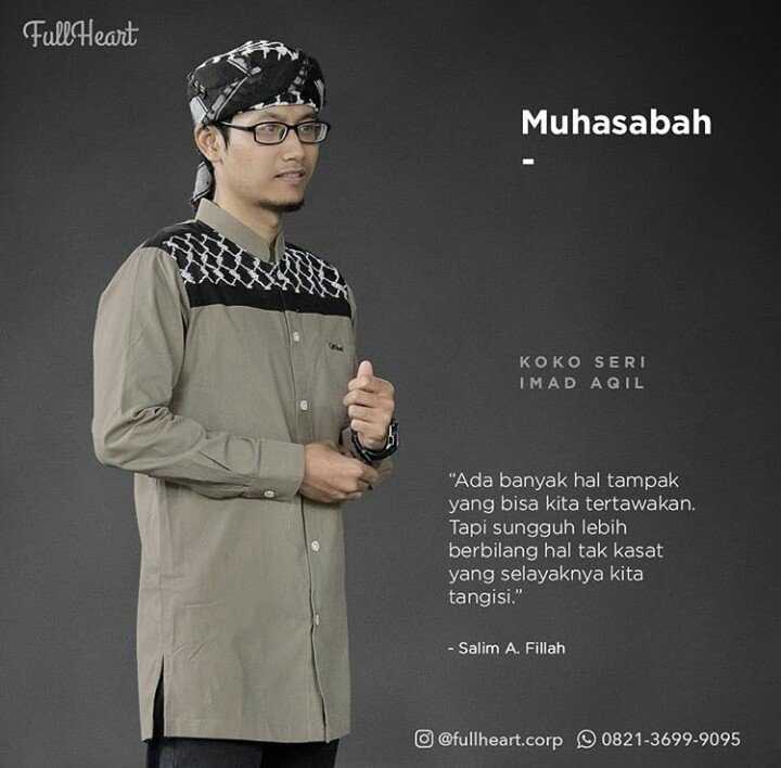 fullheart_corp's tweet photo. .
“Ada banyak hal tampak yang bisa kita tertawakan. Tapi sungguh lebih berbilang hal tak kasat yang selayaknya kita tangisi.” ― Salim A.Fillah
.
___________
Wardrobe : Koko seri Imad Aqil #kokoseriimadaqil
Telegram : https://t.co/JtvQw6e6FY https://t.co/qaCSpWaeSl