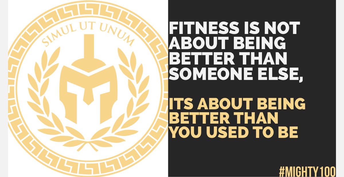 Progress can only be measured against oneself. The prize is not the medal, or beating somebody else - the real prize is making yourself better than you used to be. #MondayMotivation #mighty100 #personaltrainer #miltonkeynes #newportpagnell