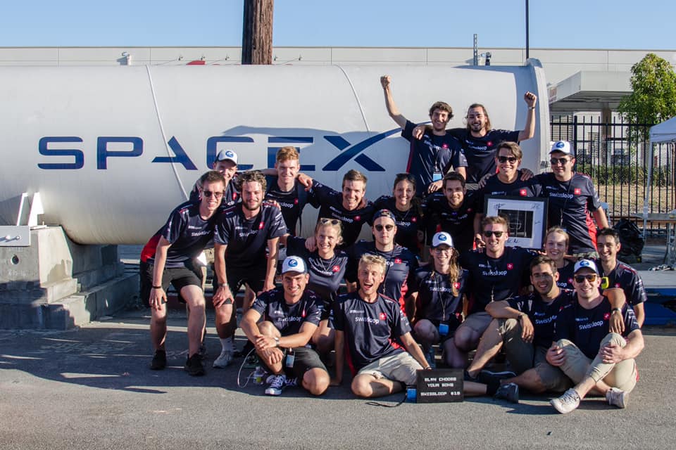 We are so happy to announce that our pod "Claude Nicollier" reached 2nd place in the <a href="/SpaceX/">SpaceX</a> <a href="/Hyperloop/">Hyperloop</a> Pod Competition with a maximum velocity of 252 km/h! 🚀We also received an Innovation Award for our linear induction motor and our inverter.

#swissloop #goClaudeNicollier