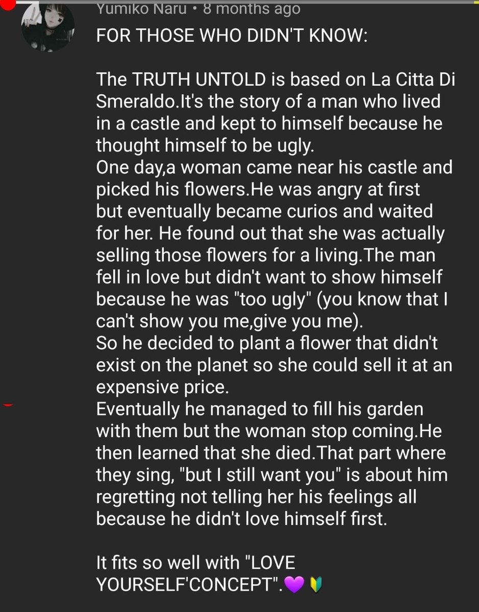 Comments under The Truth Untold