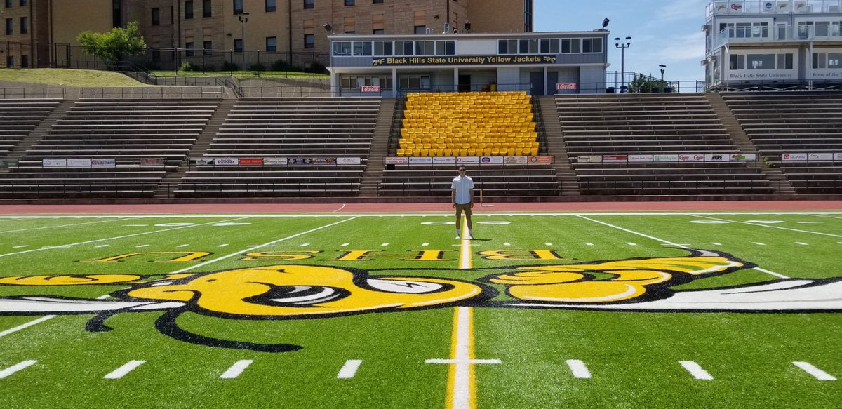 Thank you  <a href="/Coach_Jay_Smith/">Jay Smith</a> and <a href="/mitchdahlen4/">Mitch Dahlen</a> for visiting with me and taking me on a tour of the BHSU Football Program.