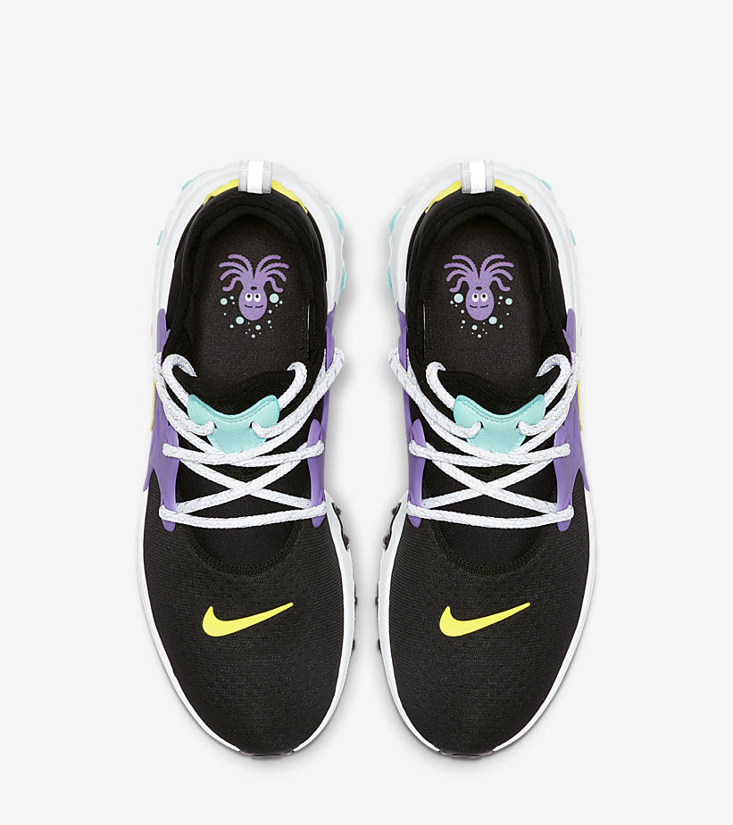 react presto black dynamic yellow