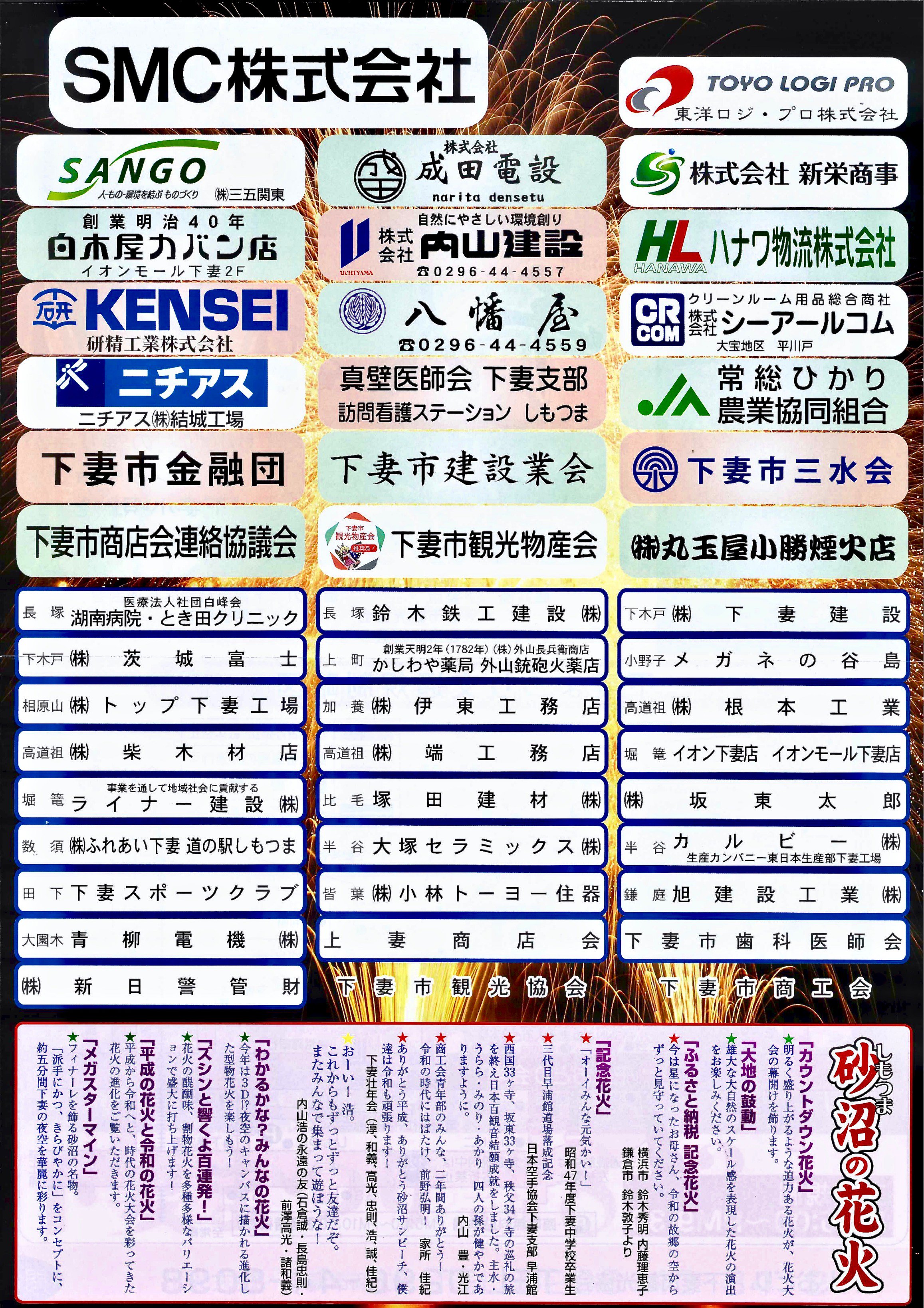 生井佳子 今年も砂沼の花火大会のポスターが届きました 下妻市 砂沼 花火大会 下妻市商工会 T Co Ipltzil2tb Twitter
