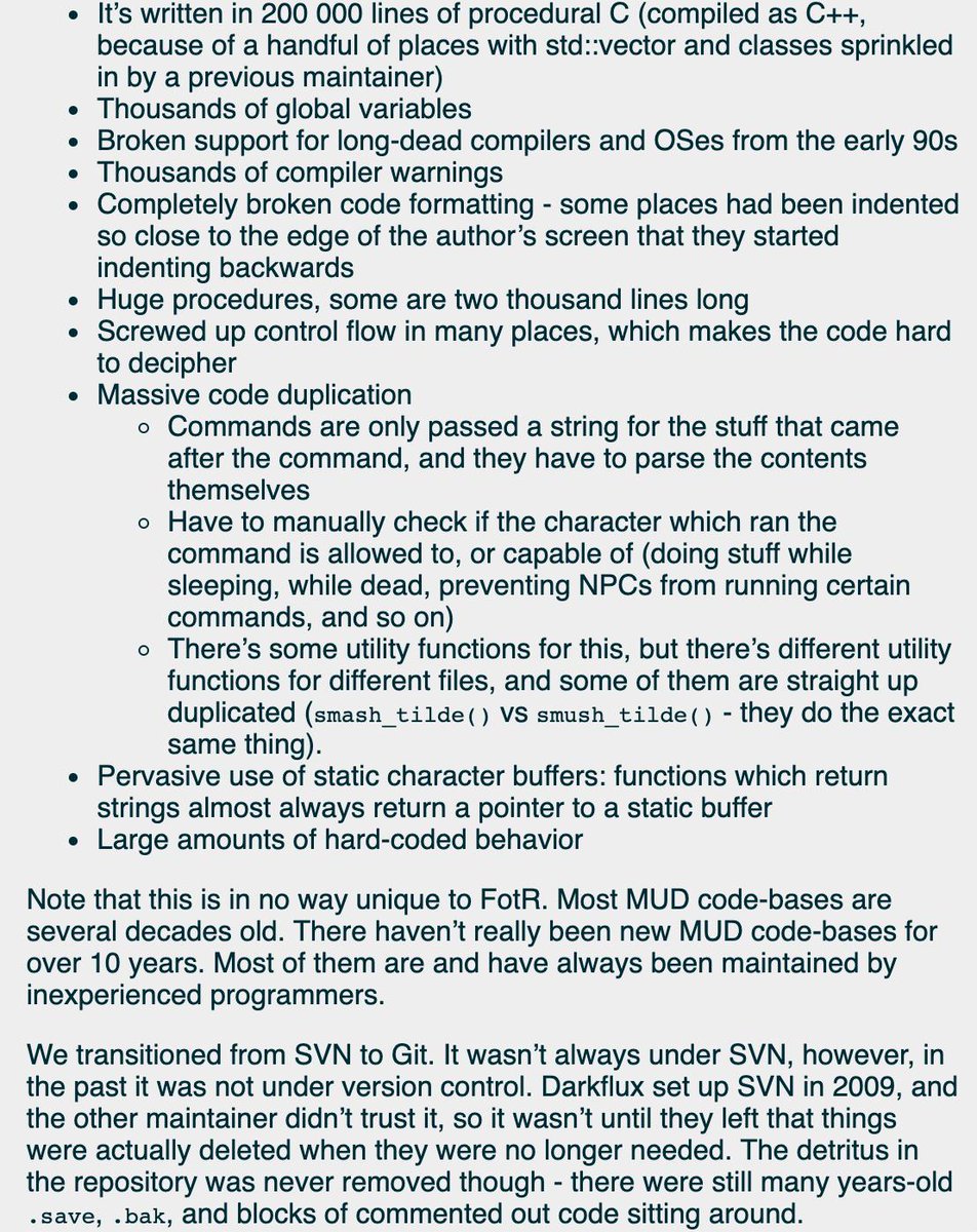 Screenshot of text from link (https://tiffnix.com/blog/2014/10/19/refactoring-legacy.html), Twitter doesn't allow an annotation long enough to even put 1/3 of it in this annotation, sorry.