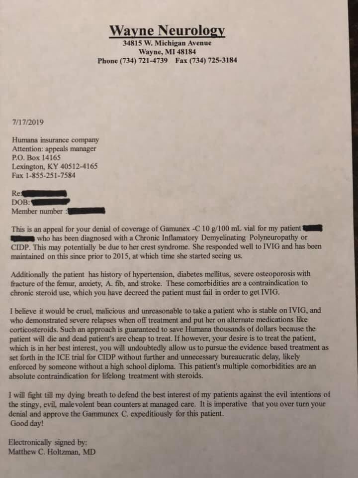 amychomd's tweet image. *sarcasm* Why would you think #BigInsurance and physicians would disagree? Insurance companies always do what is right for patients, right?
