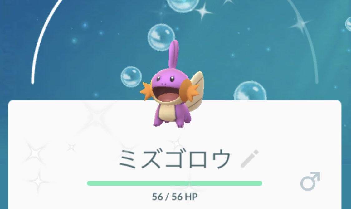 تويتر 久保田未夢 I Ris على تويتر 最近またポケモンgo再熱してずっとやってるんだけど私の可愛い色違いのミズゴロウ みて超みて超超かわいい T Co K40qoppt02