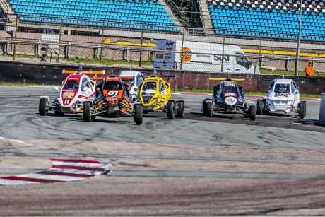 Latvijas sportistiem trīs pjedestāli "RallyX Nordic" posmā Rīgā - 4rati.lv/citi-sporta-ve…