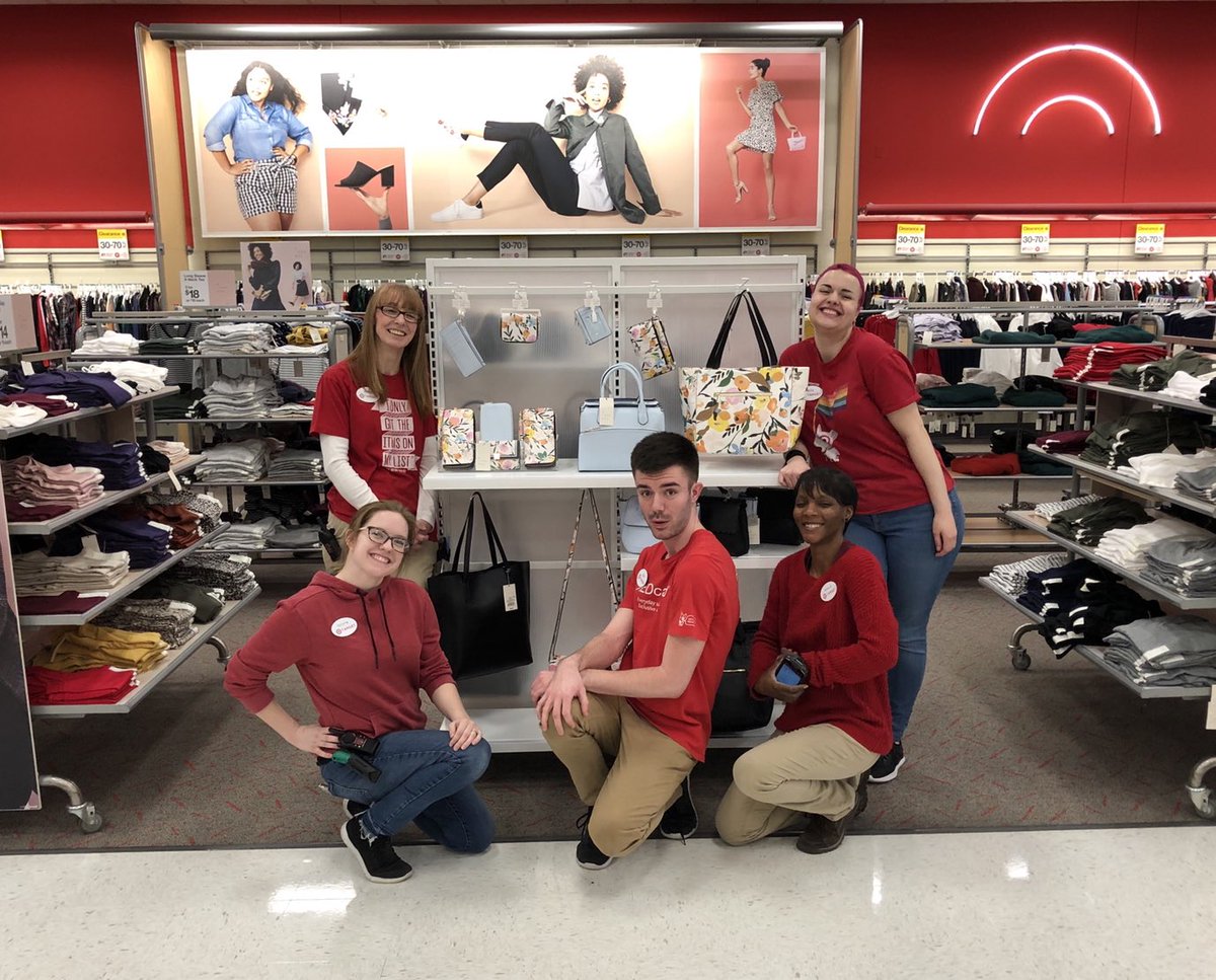 Target_Tyler's tweet image. Saying a bittersweet goodbye to my T-1972 team today. This picture describes the relationship I had with Shelley &amp;amp; my amazing style team a little too well. Until next time! Can’t wait for my next adventure in New Albany 🎯