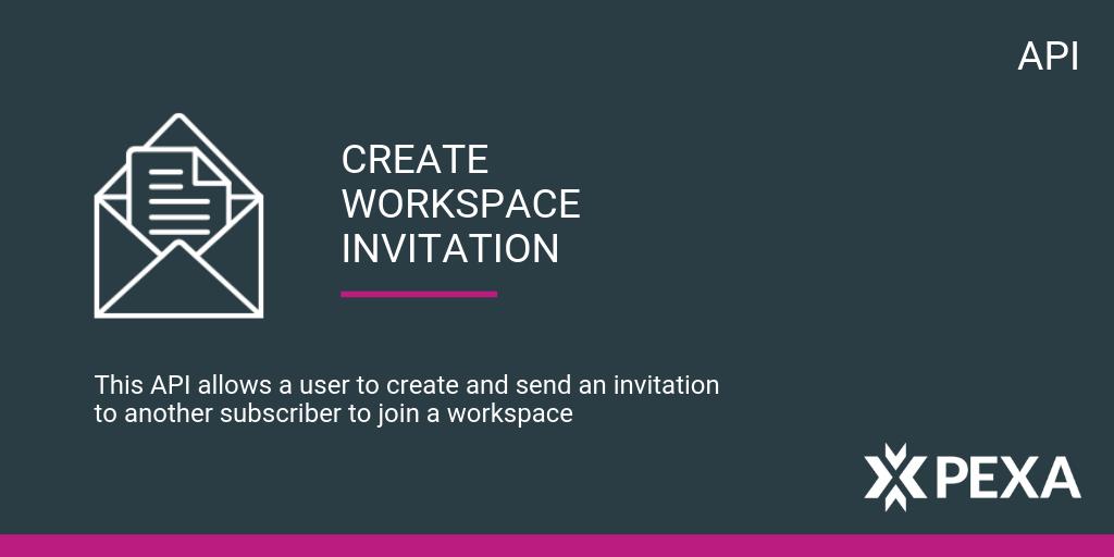 PEXA_API's tweet image. Create Workspace Invitation #API
Depending on your role and the type of property transaction, you may be sending invitations to other subscribers to join a #PEXA workspace. Create time saving efficiencies with this #integration!
#settleonline #PEXA_API #ChangeTheGame