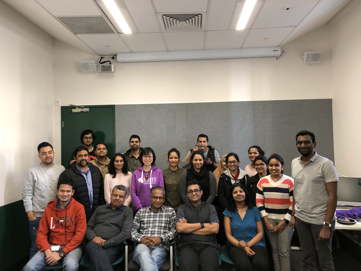 @RMIT_NBRL members are a great bunch of cooks! Some amazing dishes to share for a pot luck lunch today. Good to see all the smiling faces!