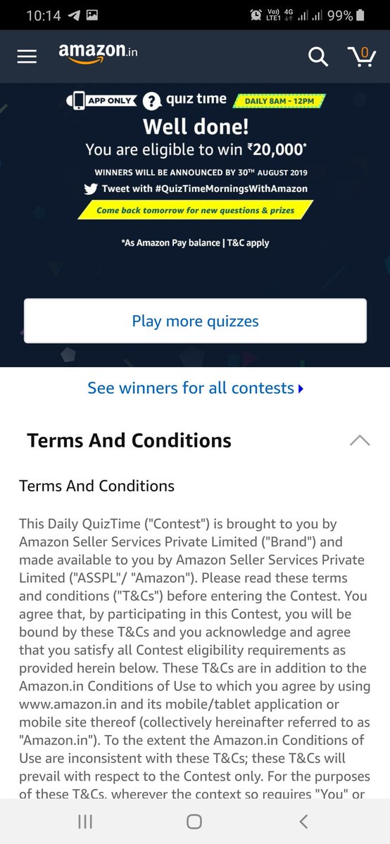 ketanbb's tweet photo. #QuizTimeMorningsWithAmazon https://t.co/aeNva2vQD7
