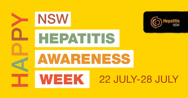 HepatitisNSW's tweet photo. In NSW, the week around World Hepatitis Day is Hepatitis Awareness Week! It's an opportunity to throw an even bigger spotlight on viral hepatitis #hepC cure and #hepB testing/treatment https://t.co/8NN8i15xDb https://t.co/xwU2AHICNh