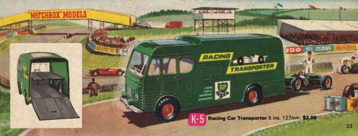 ClassicMatchbox's tweet photo. #ClassicMatchbox time...1967 Kingsize K-5 Racing Car Transporter https://t.co/gIWHSM6UQg