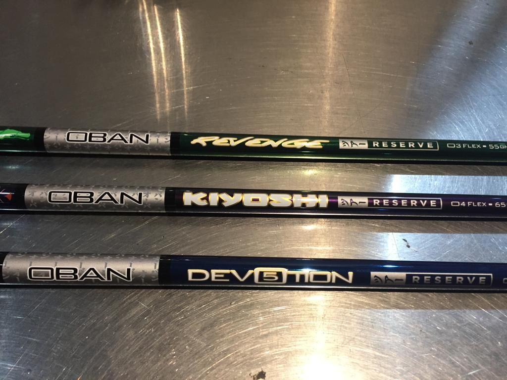The Oban Reserve lineup of custom shafts are now available at PureForm. These shafts are perfect for the player who is looking to improve accuracy and distance with their driver. #oban #obangolfshaft #golf #customfitting #pureformgolf