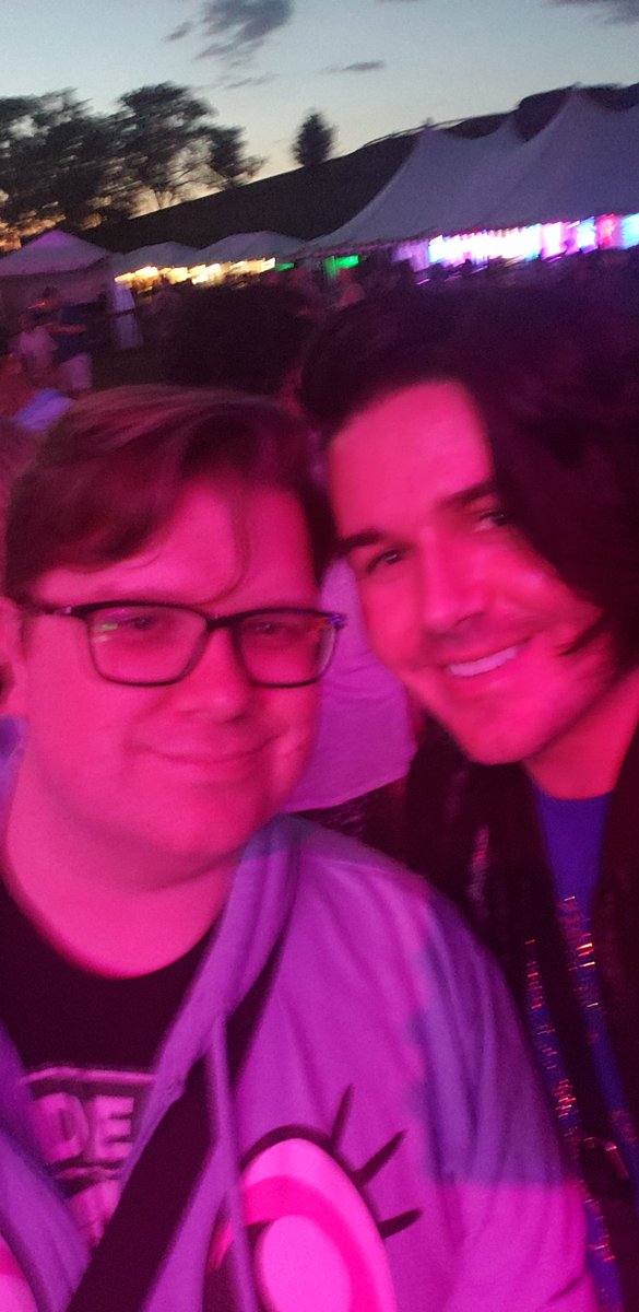 trevorANDjoel's tweet photo. Here we are waiting to see @kennedyddoftx, @JasminesMaster and @ajaqueen. (And they spoiled us with their performances. It was UNREAL.) We were right up front, against the barricade. More on that later! #PrideHalifax #pride #pride2019 July 19, 2019. https://t.co/spTthlEMuI