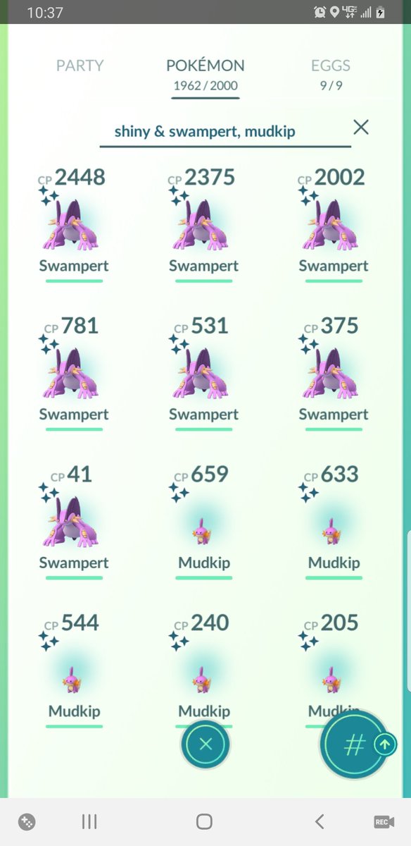 Super Stoked about my Haul 2day!
Had an Amazing day none the other, with friends, but to get the 2nd Best Swampert for Great League and a Marshtomp and Ultra Leauge that are Top 20 is such a great feeling.
😍🤯🤯😍