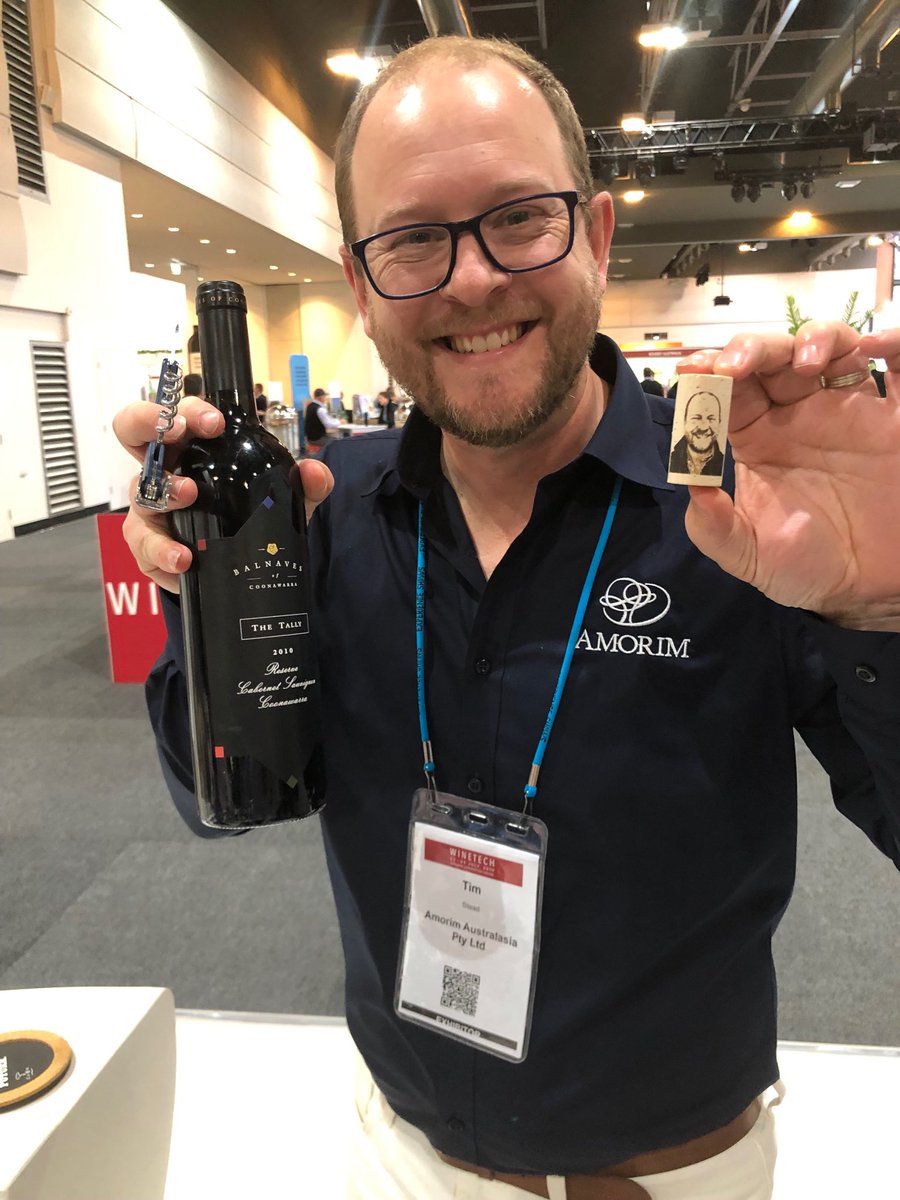 Coonawarra Popup Bar on now #17AWITC thanks to ⁦<a href="/BalnavesWine/">BalnavesWine</a>⁩ and #Amorim #AWITCsocial