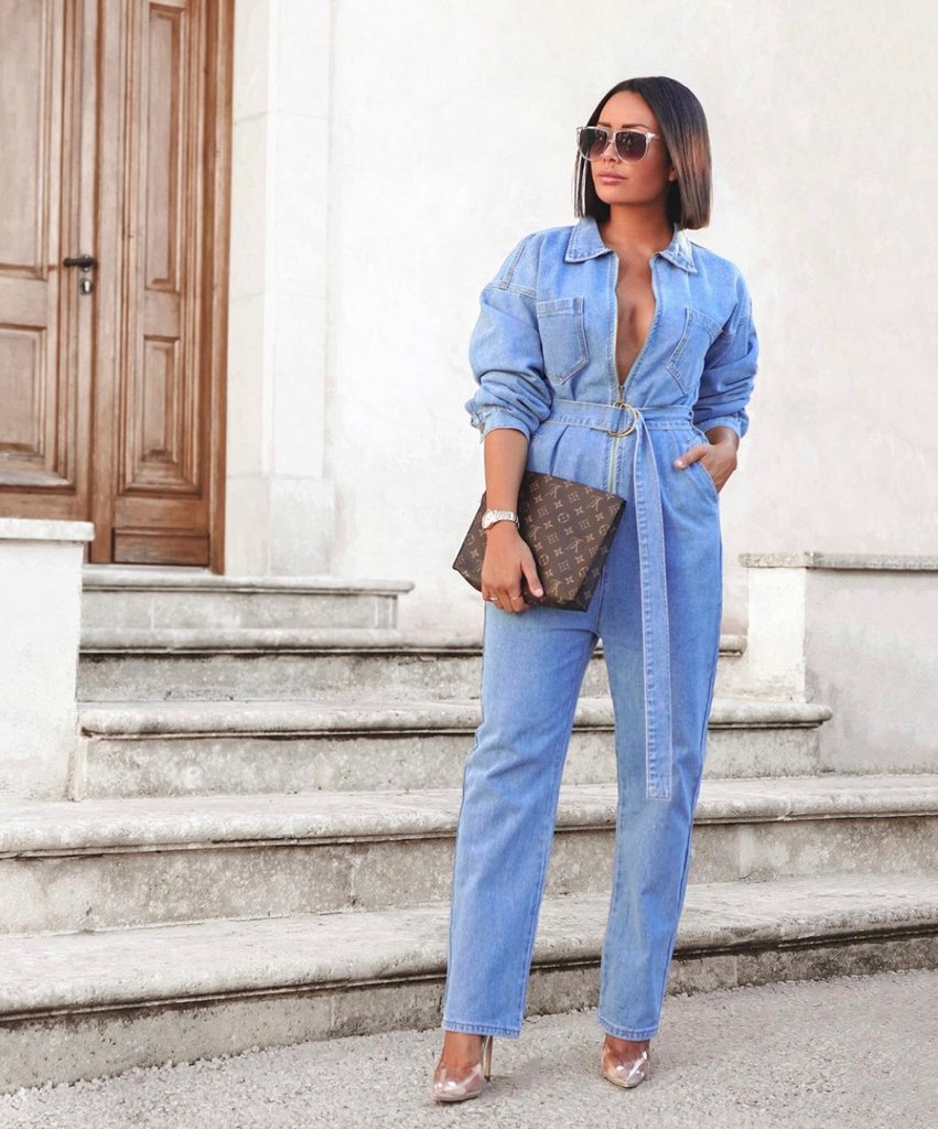 Image for DENIM daze 💙⁠
@kimstyleme steps out in the TEEGAN denim jumpsuit 💥😘 Shop: https://t.co/5y08kiUfWH ⚡ https://t.co/zV84jzeWHJ