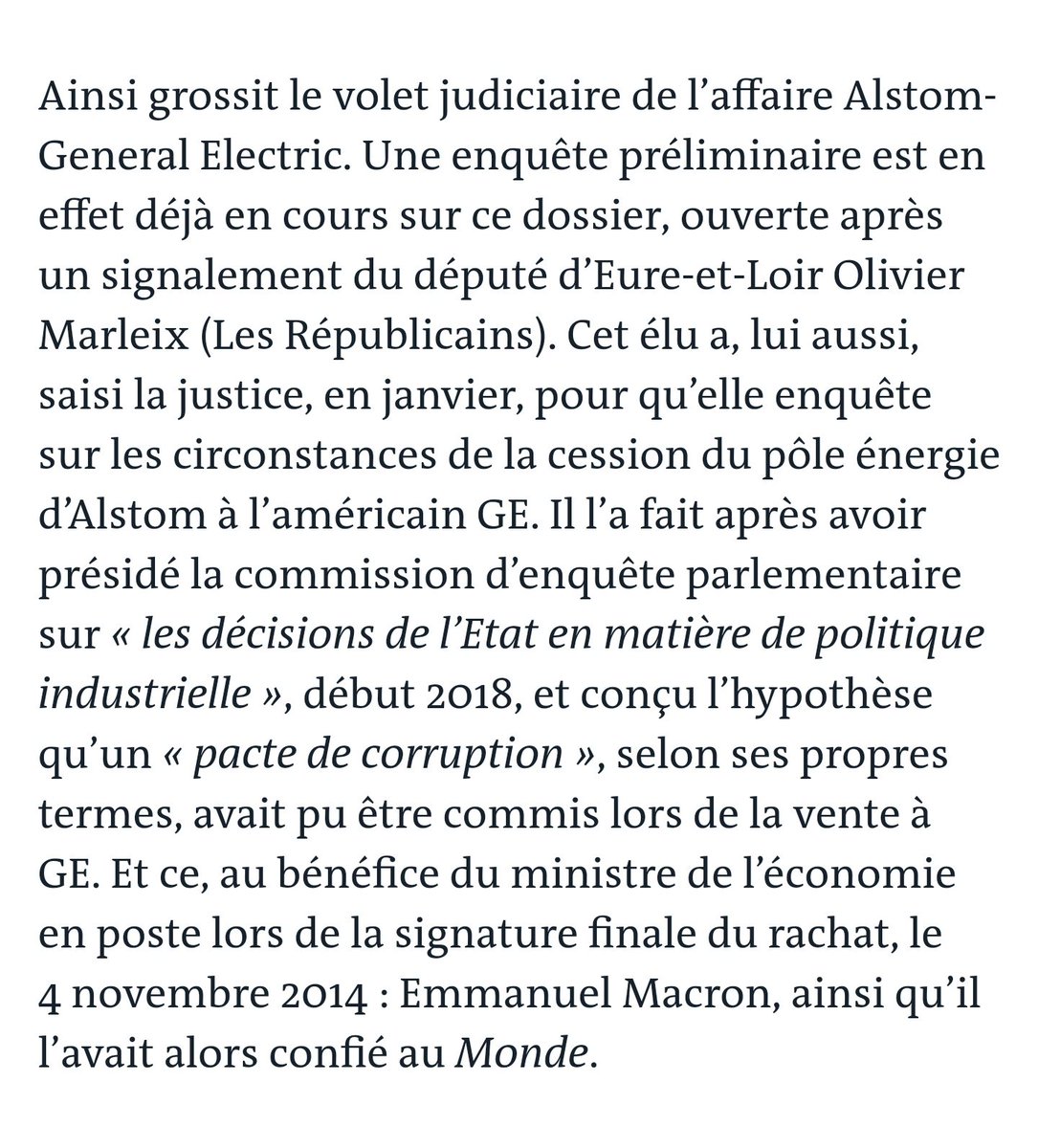 SUIVI - Affaire Alstom-General Electric : l'association anticorruption  #Anticor porte plainte pour « corruption » et « détournement de fonds publics ». (Le Monde) https://www.lemonde.fr/societe/article/2019/07/22/anticor-porte-plainte-pour-corruption-et-detournement-de-fonds-publics-dans-l-affaire-alstom_5491946_3224.html