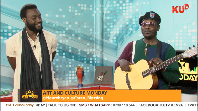 KUTVKenya's tweet photo. They met at UON way back each taking technical courses and now they are entertaining Kenya. It is a call to action for all their fans to make time and attend their show #HalisiNation.
#KUTVRiseToday https://t.co/q90BaJh8a3