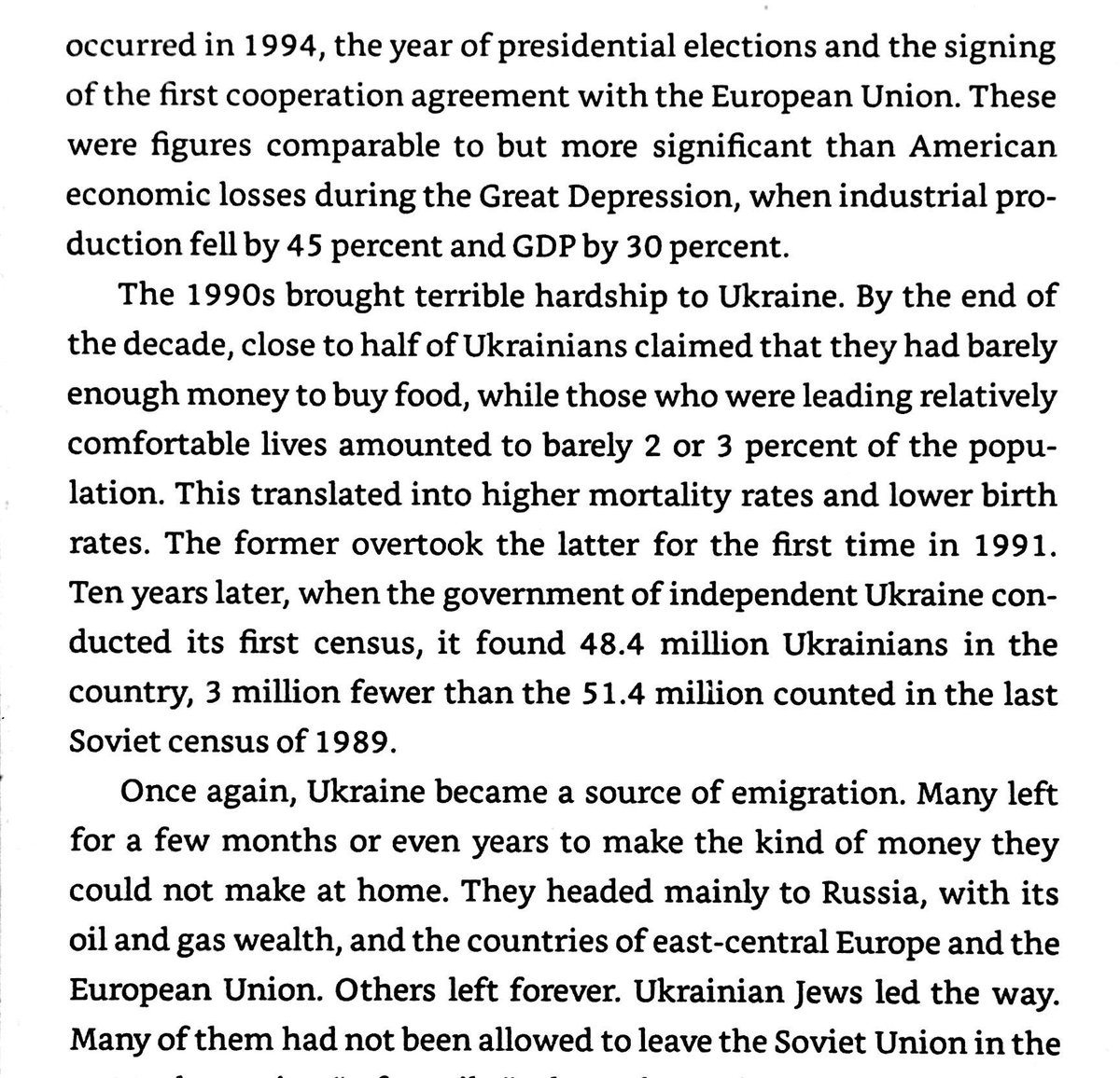The end of communism in Ukraine started an economic crisis worse than America’s Great Depression
