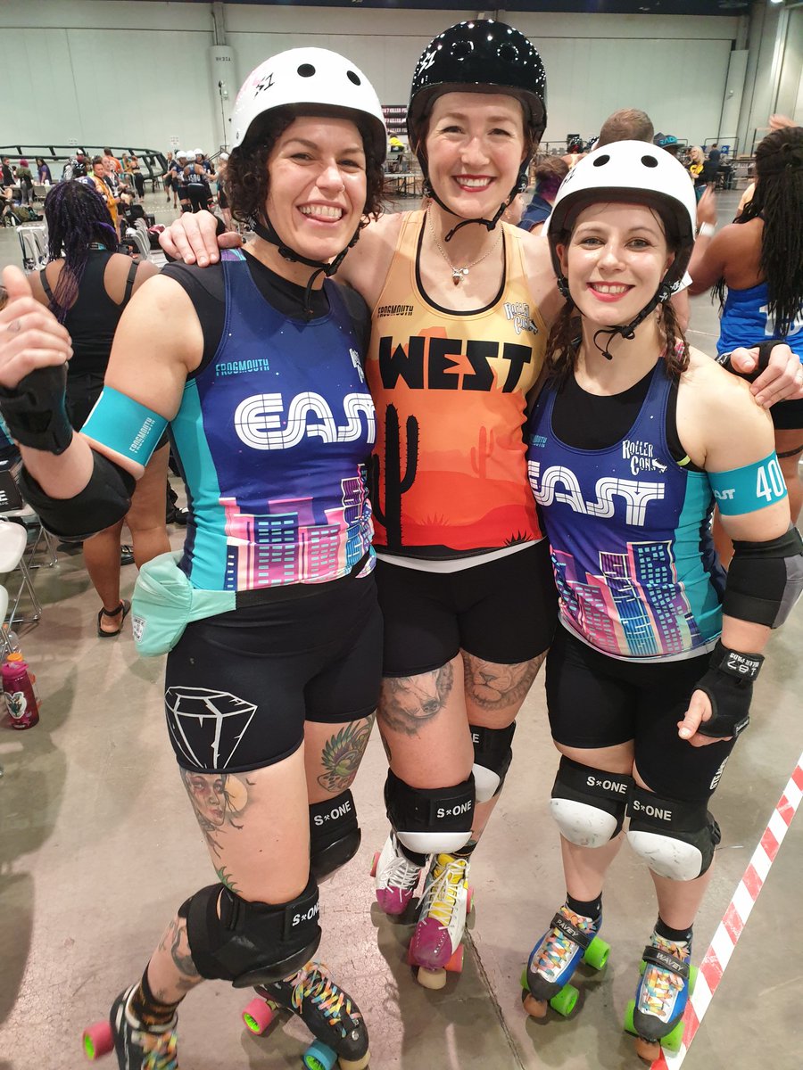 Pavey_wavey's tweet photo. Playing the East v West game at #ROLLERCON2019 was such an amazing experience. Thanks to #derbytwitter for voting for us!
Thanks to the roller derby community for another positive and inclusive event. So happy to see everyone open to chat, share love and knowledge. https://t.co/mlp6hTPTgT