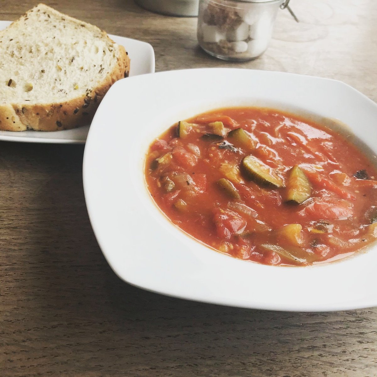 Delicious homemade ratatouille with some of our own homegrown veg! #lunch #yummy #iow #foodforthesoul #eastwight