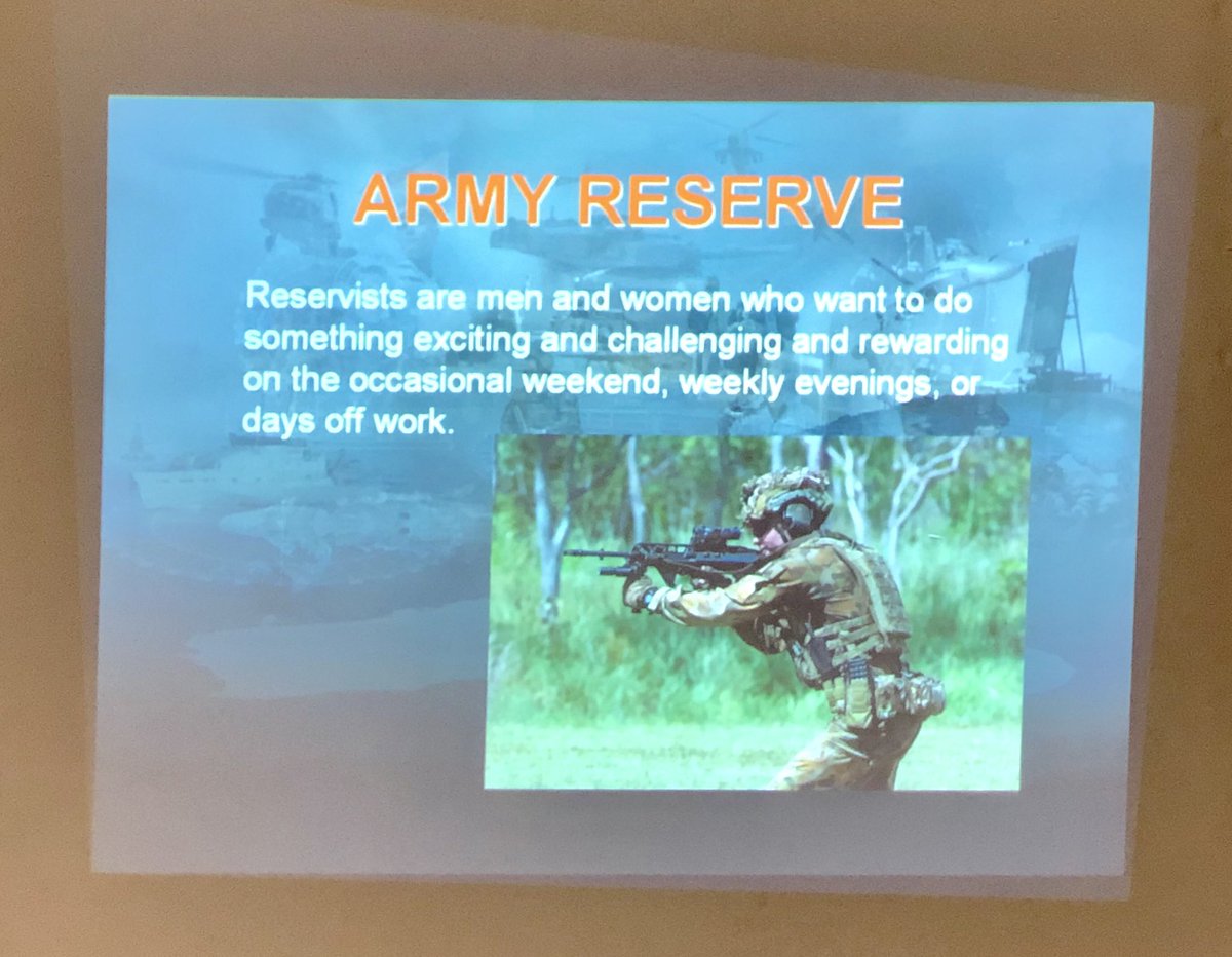 SteveEdgoMLA's tweet photo. This evening, Warrant Officer Class Two #RohanFree and #TennantCreek's very own Sergeant #PamDillon delivered an interesting presentation about the role of #NORFORCE and shared information about @defencejobsaust. Thanks for your presentation. https://t.co/etO5EfSc90