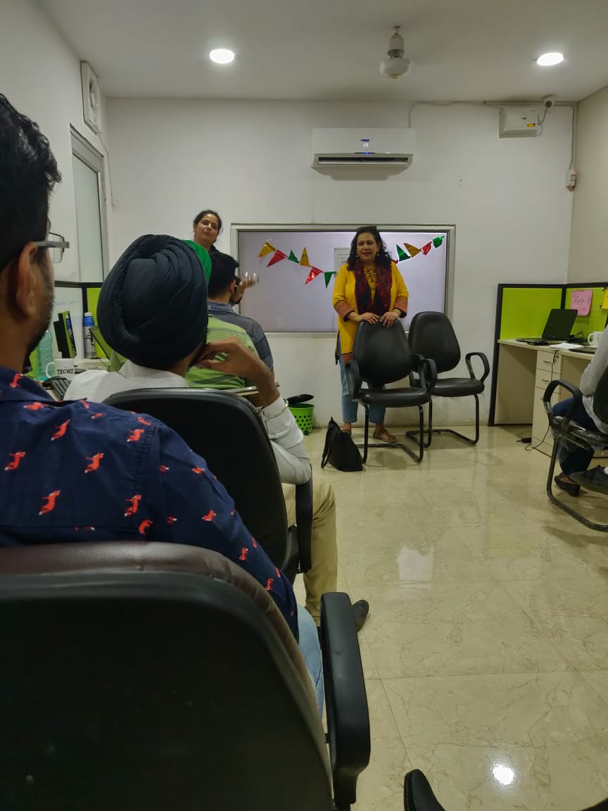 techiesinfotech's tweet photo. Stop working like a zombie at your workplace!
We pay heartful gratitude to Mrs. Neetu Mahajan for teaching us to be calm in stressful situations.
#TechiesInfotech #meditation #DigitalMarketing #webdesign #teamtechies #logodesign #socialmedia #creative #creativecontent #amritsar https://t.co/JbA6ZjGuLW