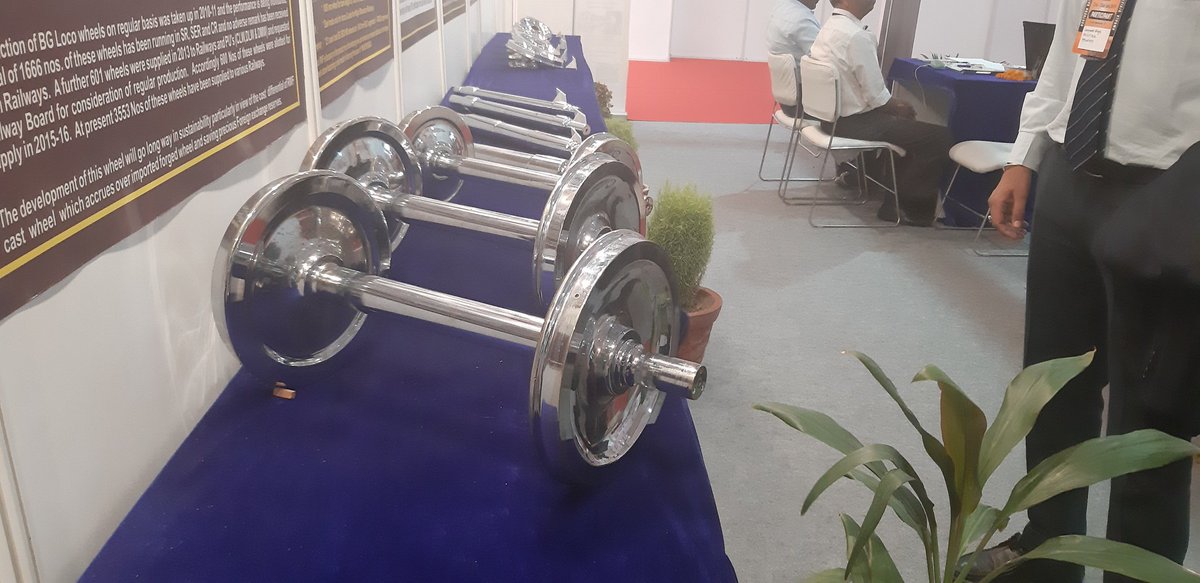 srdcmambala's tweet image. 64th National Rail Exhibition cum Rail Mela #Ambala 
#RailWheel Factory Banglore