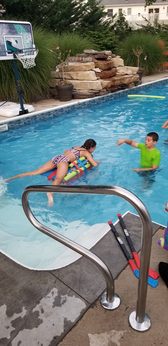 AllysonConrad10's tweet photo. These kids were so inspired by their STEM teachers, that they built boats and planned their own boat regatta! Yay for summer learning!  @AnnPiesco , #nrcsd https://t.co/c1CLF2Wmnr