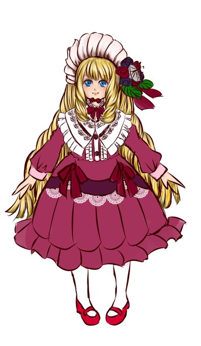 フランス人形のtwitterイラスト検索結果 古い順