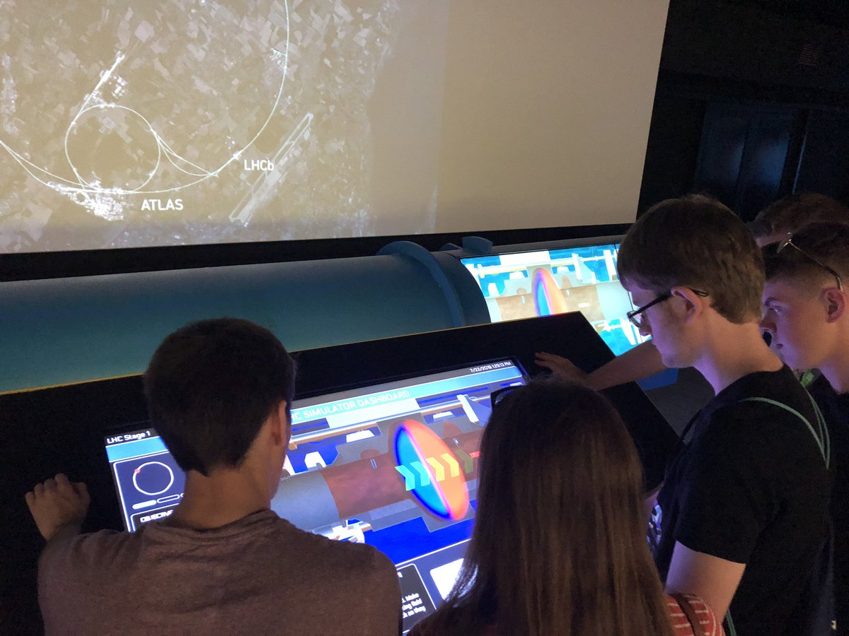 MrTJ_HGSC's tweet photo. @HeanorGateSC students setting up the @LHCPhysics detector @CERN #Resilience #ProblemSolving #TeamWork #CERN2019 @AdaptableTravel https://t.co/uDJS01AtLY