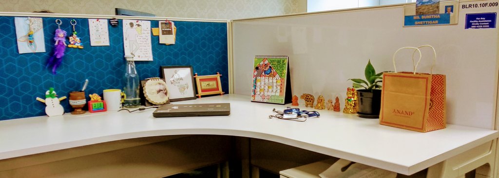 Sunishettigar's tweet photo. New day,New beginning, Amazed by the way we were welcomed at new office location #firstdayatnewoffice #makeSAPAribaIDCAwesome #FirstWeekAtEW @RmzEcoworld https://t.co/Vsm1iNrMpd