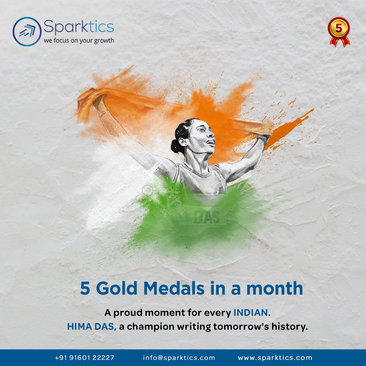 SparkTics's tweet photo. Take a bow, Golden Girl!
#HimaDas #HimaDasGoldMedal #champion #writinghistory #proudtobeindian #5goldmedals #Athlete https://t.co/1YALDQmwCQ