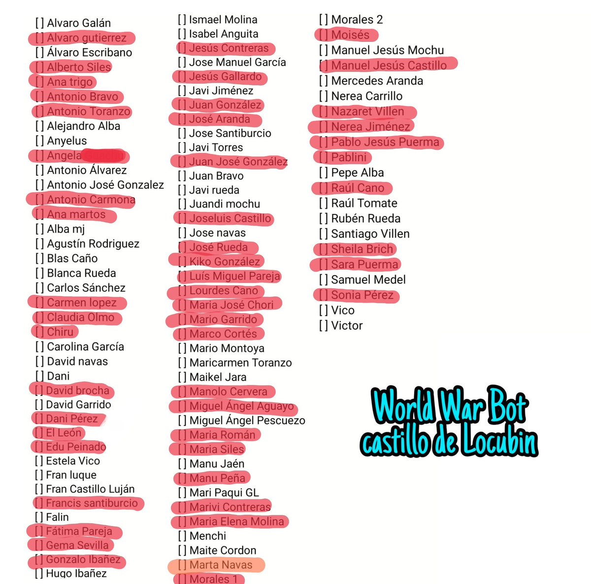 castillowarbot's tweet photo. Tercera semana de Agosto de 2020
Estela Vico mata a Marta Navas estrellandola reiteradas veces contra el cristal del ciber

49 Castilleros Remaining... 
#CastilloWorldWarBot https://t.co/WGUeM4L4R1