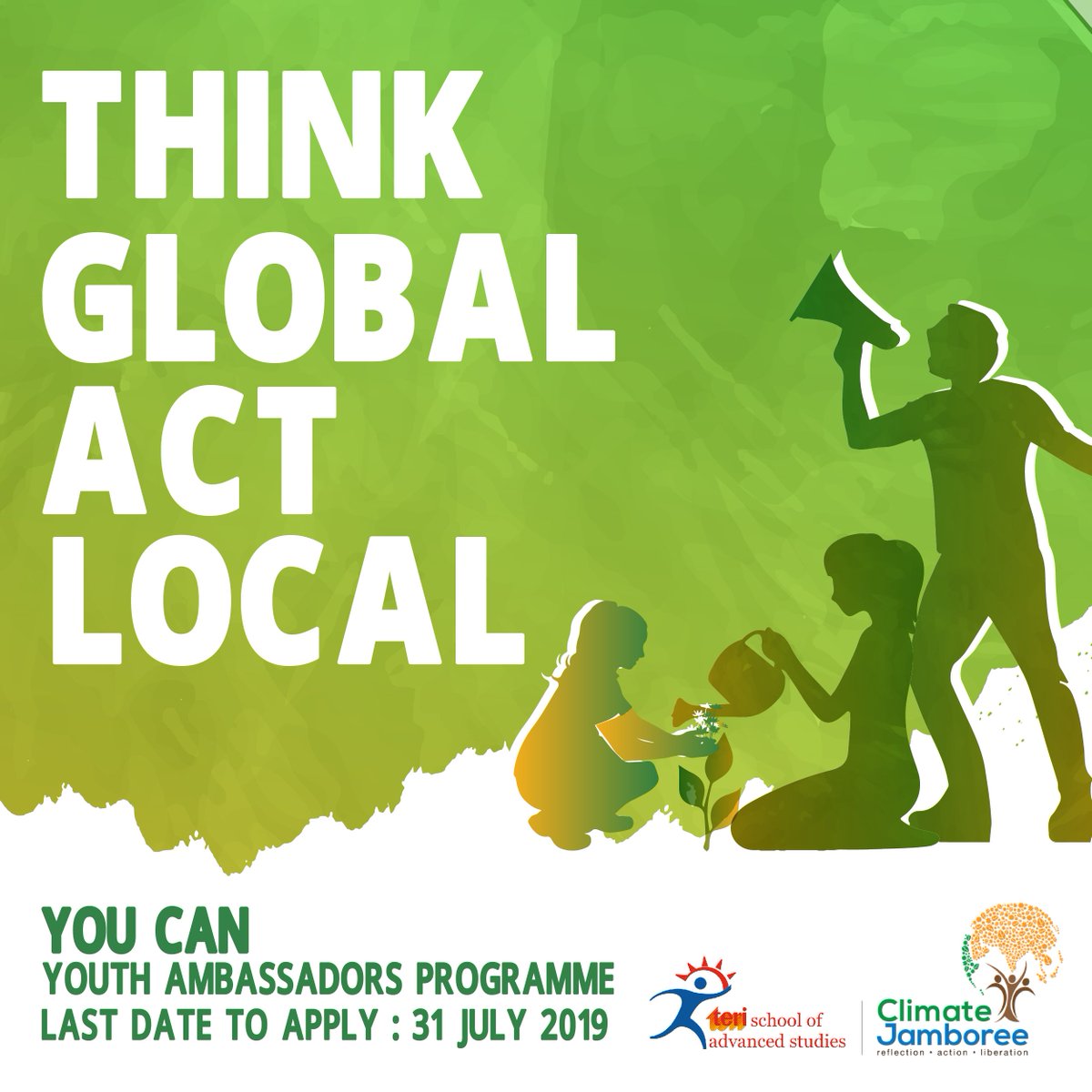 CJ_TeriSAS's tweet photo. Lead change in your region and connect with the global movement for sustainability. Apply now to the youth ambassadors programme https://t.co/0MHdjwlhc6 

#climatecrisis #leadership #youth #sustainability #india #regional #climateaction #climatejustice #terisas #climatejamboree https://t.co/K6guLC47CB