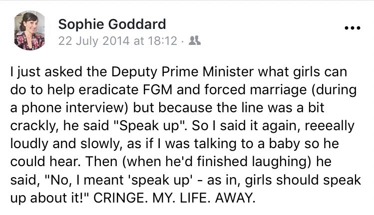 Sophiegoddard's tweet photo. 5 years today since #clegggate RIP me https://t.co/5nlXvCqt2K