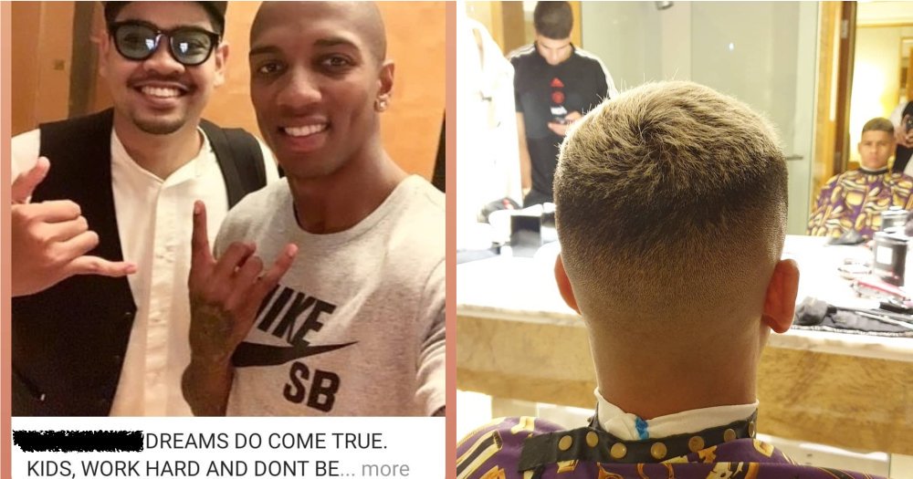 MothershipSG's tweet photo. S’pore barber trims Ashley Young’s hair twice in 3 days, describes him as down-to-earth &amp; considerate https://t.co/qVdalfycLU #ManUtdInter #GGMU https://t.co/x7VOoLQFa0