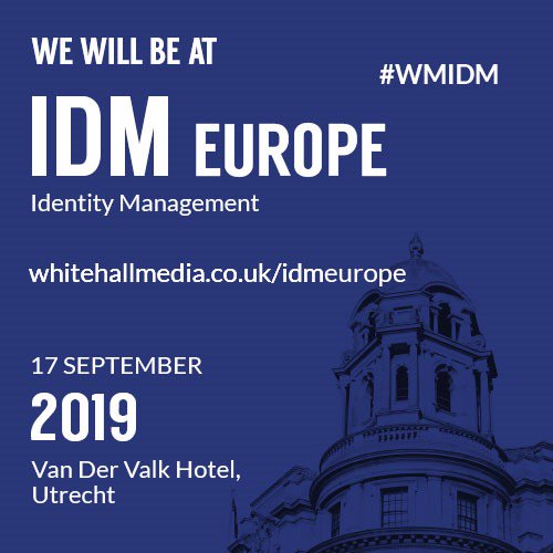 We are very excited to be attending IDM Europe in September. Do you want to learn more about Elimity? Schedule a meeting with us and get a free VIP ticket for the event. get.elimity.com/idm-europe-2019
@WhitehallMedia #WMIDM #IAM #IdentityAccessManagement #Conference