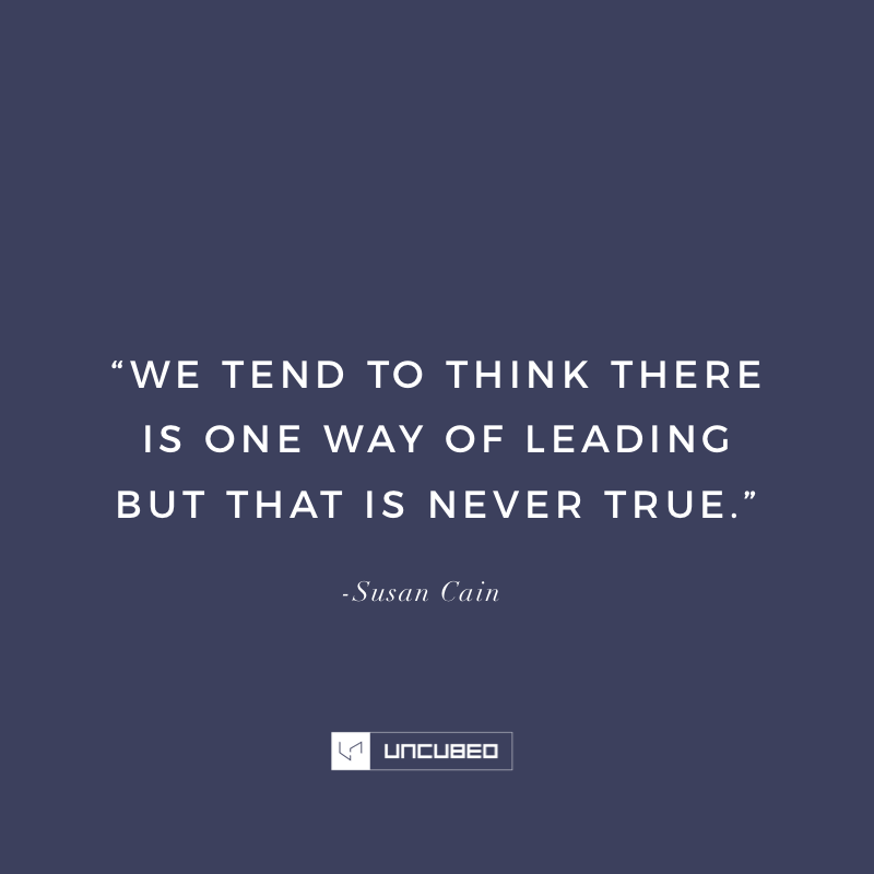 GetUncubed's tweet image. Leadership comes in many forms. #makeworkhuman cc: @susancain