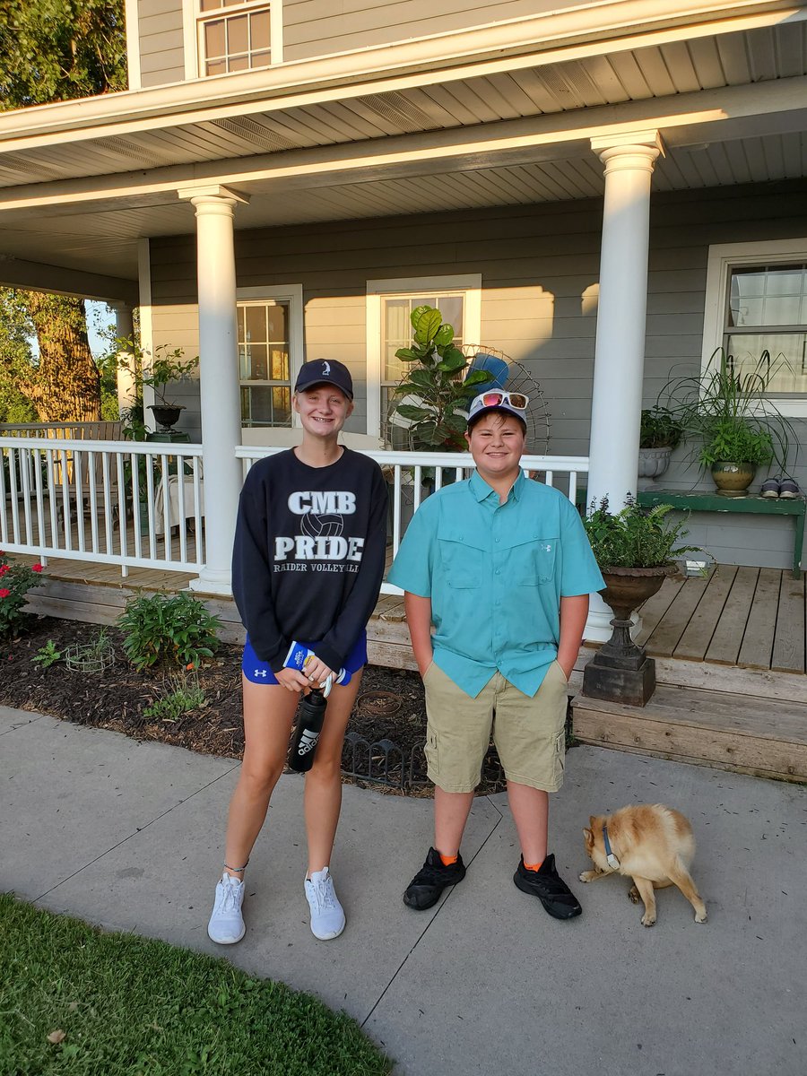 Golf camp for these two today!