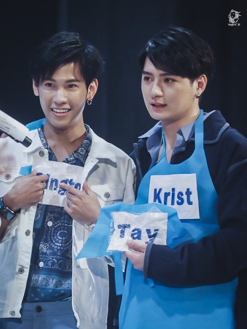 Singtofc_Th's tweet photo. [PIC] 190721 #SingtoPrachaya @ #OurSkyyFanMeetinginTaipei - สนุกเค้าแหละเนอะ ☺️ #สมุนจ้าวป่า https://t.co/qPopIB0AmO