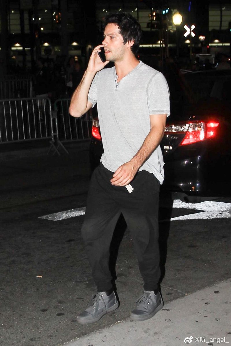 Dylan O'Brien out and about in San Diego during San Diego Comic Con. 