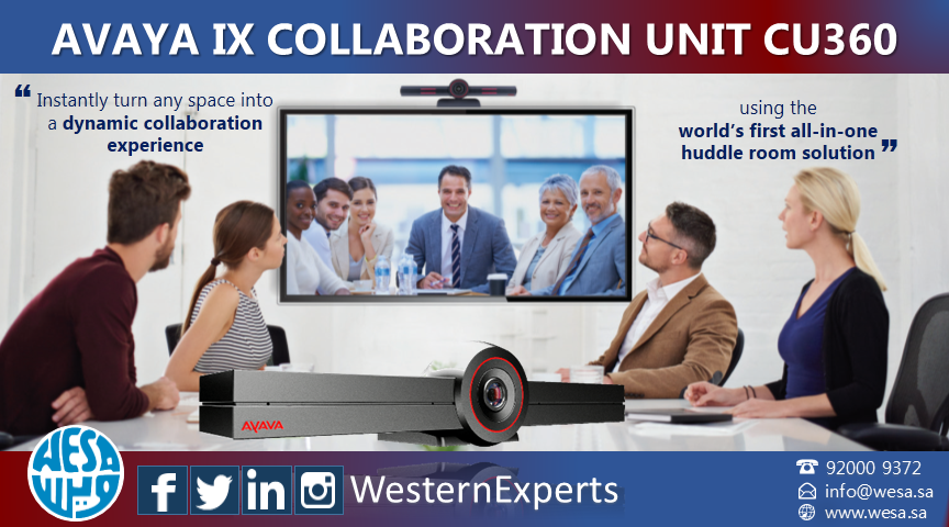 WesternExperts's tweet photo. Avaya IX Collaboration Unit CU360
Affordable Enterprise Capability for Any Size Business
#WESA #westernexperts #avaya #IPOffice #deskphone #IPPhone #conferencephones #huddleroom #solution
https://t.co/1y8BEQaf9Q
https://t.co/RzjbSQyibD https://t.co/oD9tW8Cslq