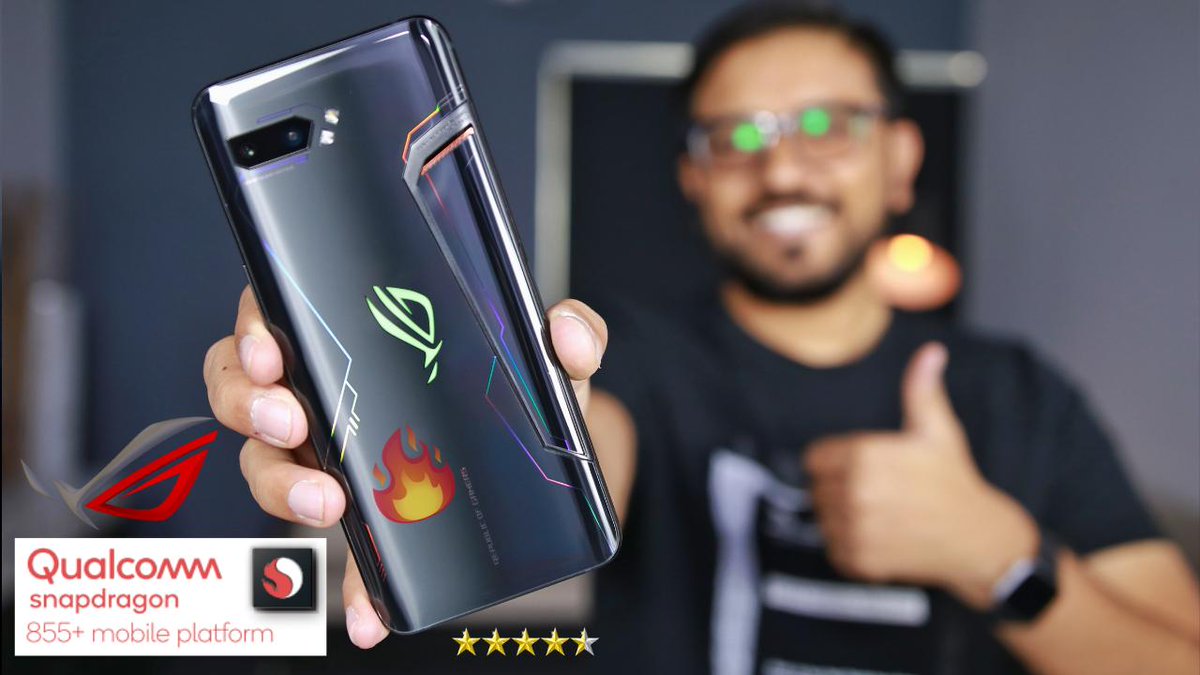 amitbhawani's tweet photo. New Video - https://t.co/wGOg8sSvK1 π₯π₯
#AsusROGPhone2 Hands-on - The First Smartphone with @qualcomm_in #SD855Plus Processor.
Check out the Video to find some of the Craziest Features this New Flagship Smartphone offers that others don't.
Retweets Appreciated βοΈ https://t.co/y9Ebb3xFIe