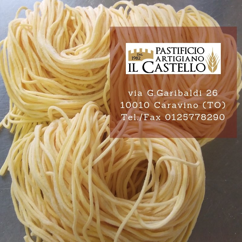 pastailcastello's tweet photo. Vuoi mangiare sano e naturale? Prova i nostri tagliolini di pura semola. Pastificio Artigiano il Castello: eccellenza artigiana piemontese nella produzione di pasta fresca. #torino #canavese #biella #aosta https://t.co/LFcYx0gHSk https://t.co/u2aerMRekf