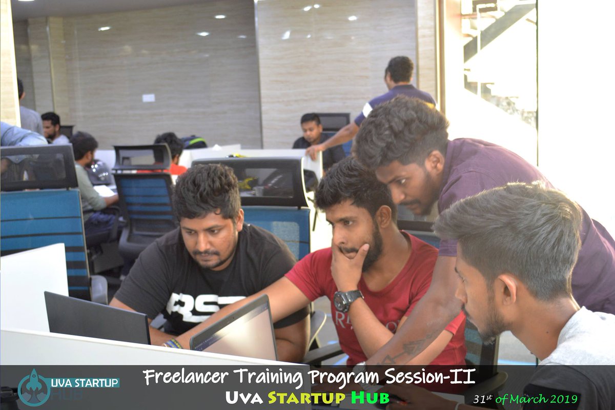 UvaStartupHub's tweet photo. The session II of the Online Freelancer Training Program (OFTP) of Uva Startup Hub (USH), was successfully conducted on Sunday the 31st of Mar 2019 at Insfra Technologies, Badulla. 
There were 28 trainees for the session. https://t.co/cScce7TKLy